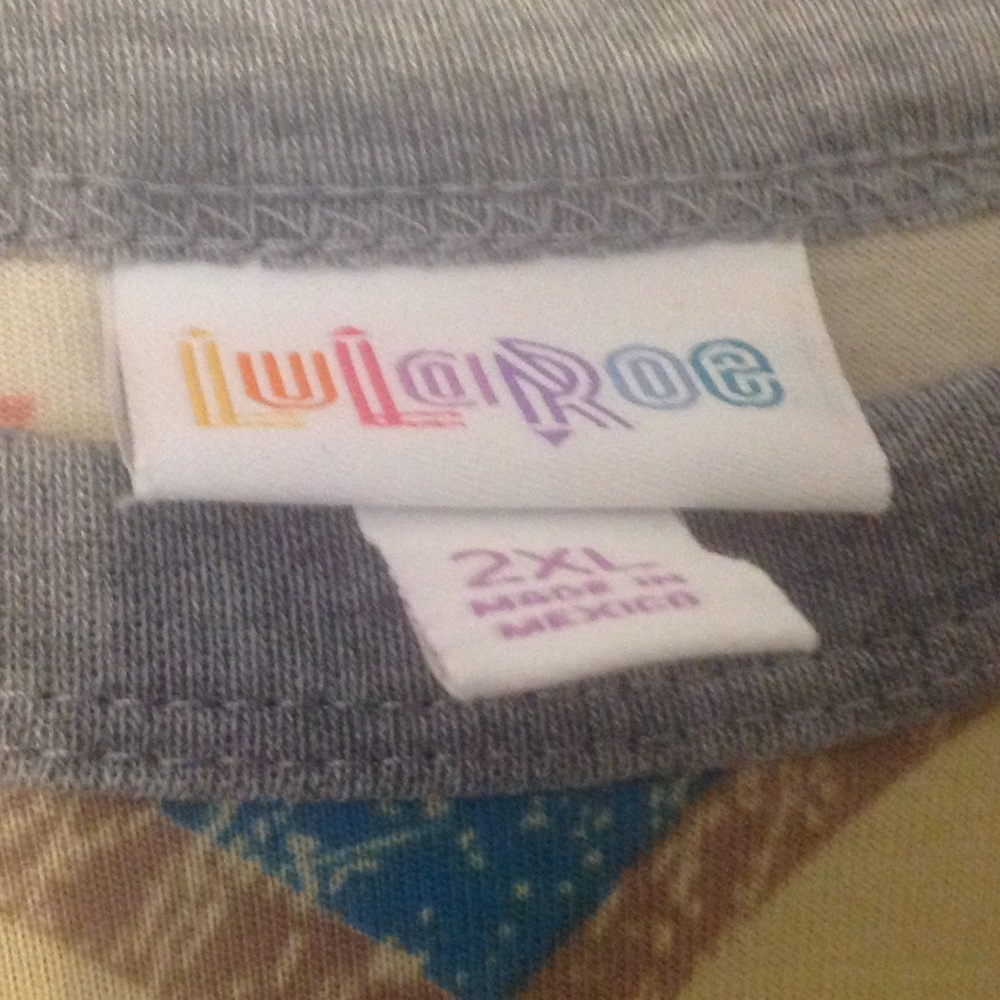 Lularoe Randy shirt Size 2XL New with tags - Picture 5 of 6